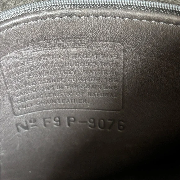 Vintage Grey Coach 9076 Companion Flap Bag - Picture 10 of 10